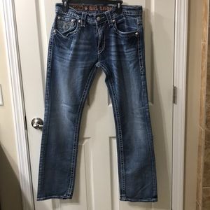 Rock Revival Xavier Straight Jeans 34/30